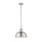 Z-Lite Melange 1 Light Pendant, Brushed Nickel & Brushed Nckel 725P12-BN - alternate 1